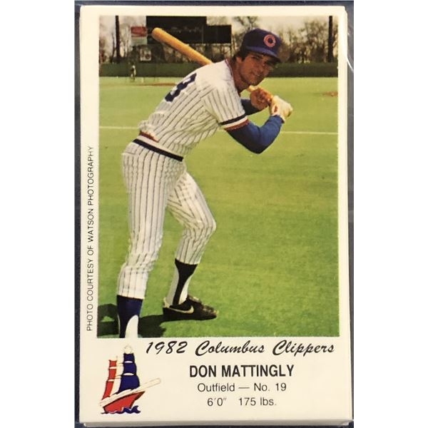 1982 MiLB COLUMBUS CLIPPERS TEAM SET (DON MATTINGLY)