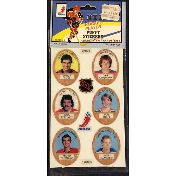 1983-84 FUN MATE NHL PUFFY STICKERS - DALE HAWERCHUK (HOF)