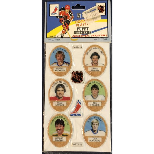 1983-84 FUN MATE NHL PUFFY STICKERS - DENIS SAVARD (HOF)