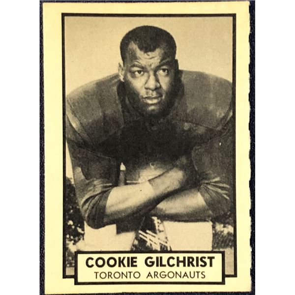 1962 O-PEE-CHEE CFL FOOTBALL COOKIE GILCHRIST(HOF)