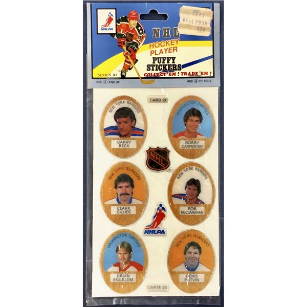 1983-84 FUN MATE NHL PUFFY STICKERS - DENIS POTVIN (HOF)