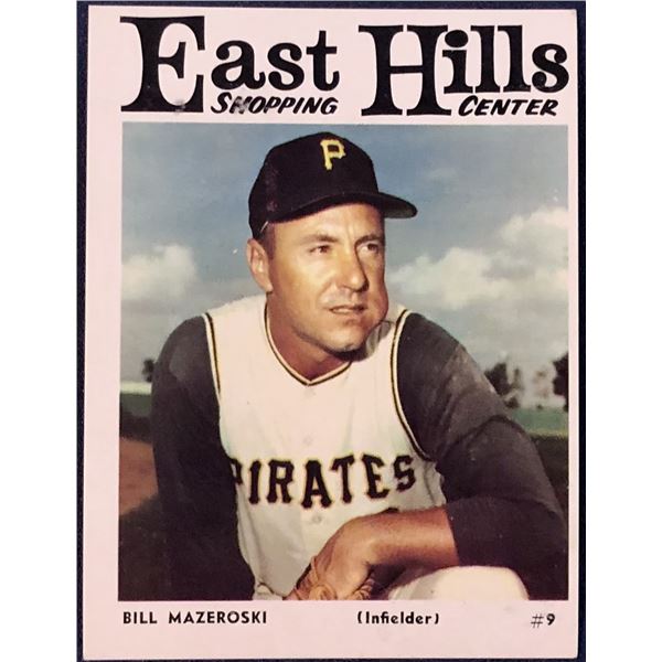 1966 EAST HILLS PITTSBURGH PIRATES - BILL MAZEROSKI (HOF)