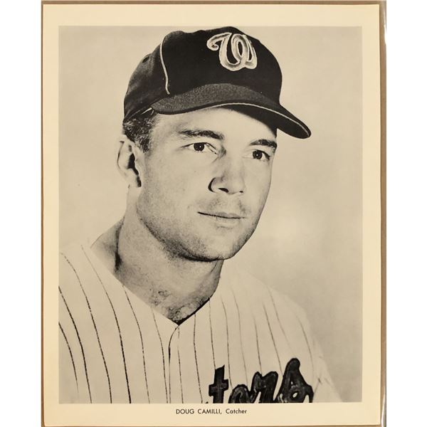 1966 WASHINGTON SENATORS 8"x10" PUBLICITY GLOSSY - DOUG CAMILLI