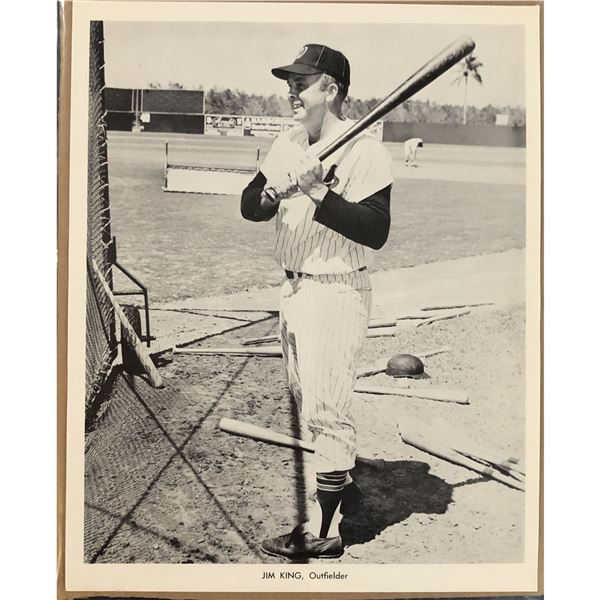 1966 WASHINGTON SENATORS 8"x10" PUBLICITY GLOSSY - JIM KING