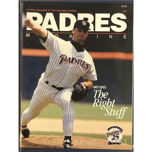 1993 MLB GAME PROGRAM CUBS @ SAN DIEGO