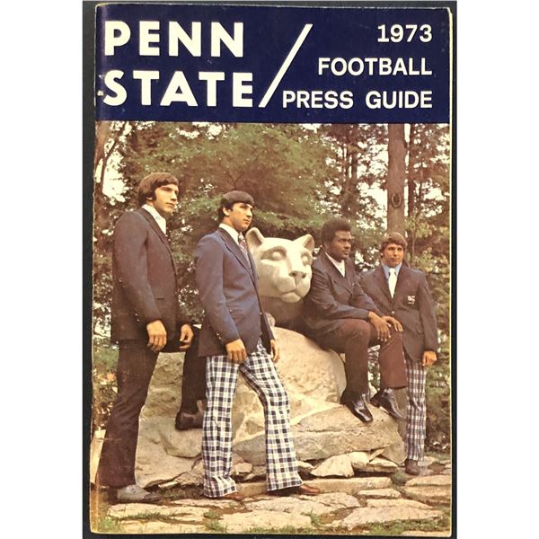1973 PENN STATE FOOTBALL MEDIA GUIDE