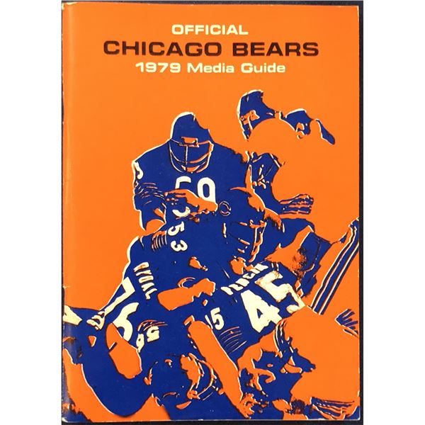 1979 NFL MEDIA GUIDE - CHICAGO BEARS