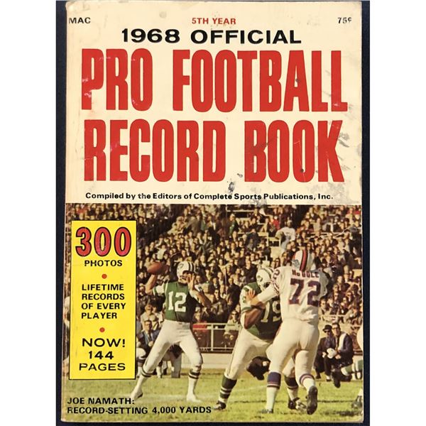 1968 PRO FOOTBALL RECORD BOOK