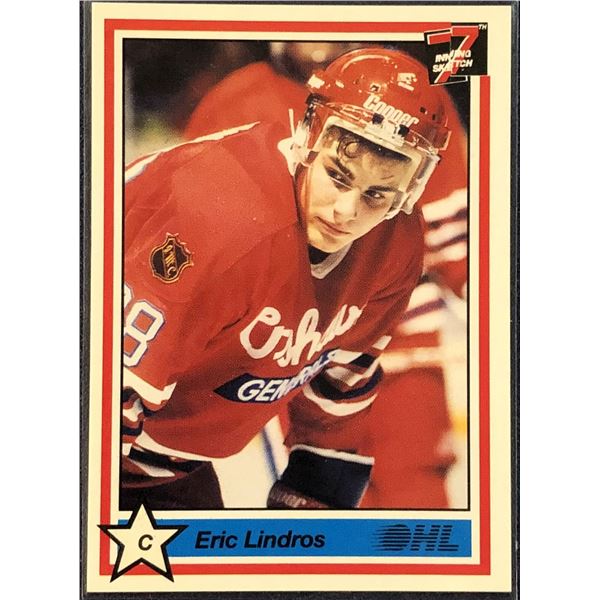 1990-91 7th INNING SKETCH CHL ERIC LINDROS (HOF)