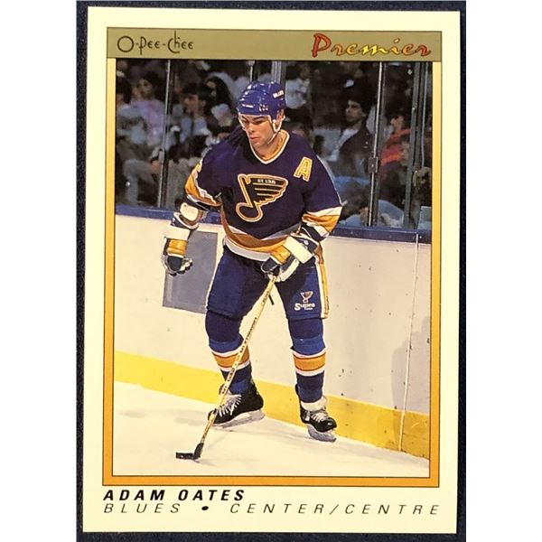 1990-91 O-PEE-CHEE PREMIER NHL ADAM OATES (HOF)