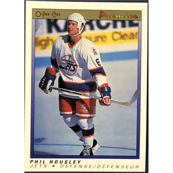 1990-91 O-PEE-CHEE PREMIER NHL PHIL HOUSLEY (HOF)