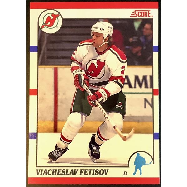 1990-91 SCORE SLAVA FETISOV (HOF) ROOKIE CARD