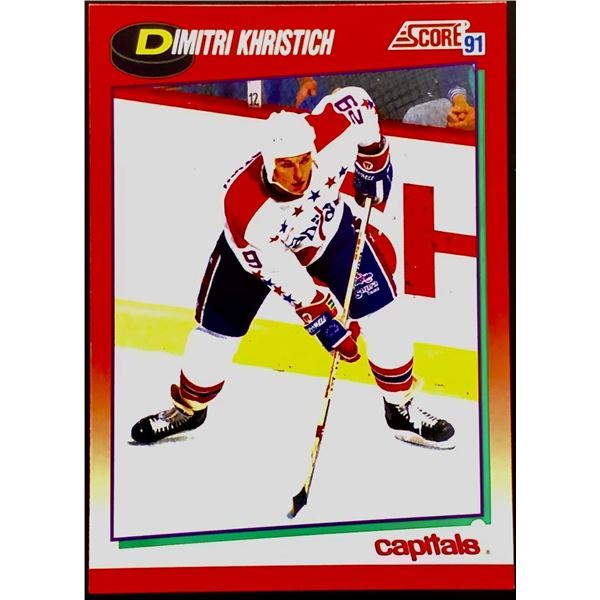 1991-92 SCORE DMITRI KHRISTICH ROOKIE CARD