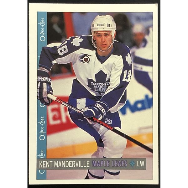 1992-93 O-PEE-CHEE KENT MANDERVILLE ROOKIE CARD