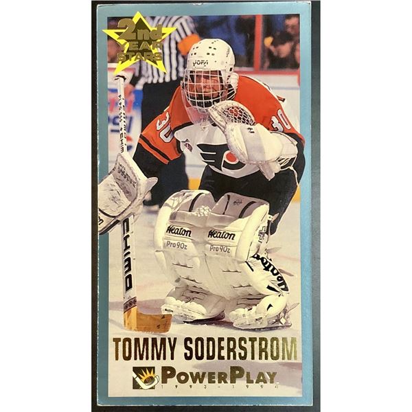 1993-94 FLEER POWERPLAY TOMMY SODERSTROM ROOKIE CARD