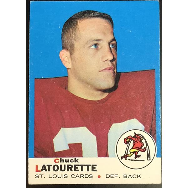 1969 TOPPS CHUCK LaTOURETTE