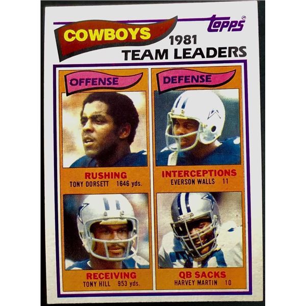 1982 TOPPS TONY DORSETT (HOF)