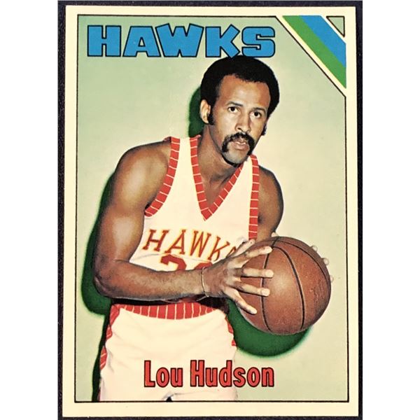 1975-76 TOPPS LOU HUDSON (HOF)