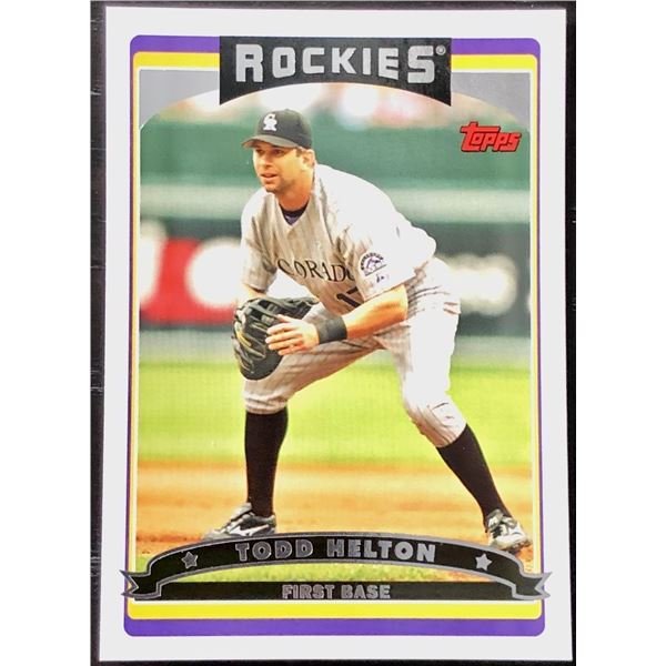 2006 TOPPS TODD HELTON (HOF)