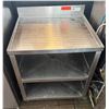 Image 1 : John Boos Underbar Glass Rack Storage Cabinet w/ Corrugated Drainboard Top 21" x 24" x 30"H