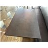 Image 3 : Qty 4 Rectangular Tables 48" (each) x 30" x 30"H w/ 2 Bench Seats & 8 Metal Chairs 14.5" x 37"H