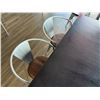Image 7 : Qty 4 Rectangular Tables 48" (each) x 30" x 30"H w/ 2 Bench Seats & 8 Metal Chairs 14.5" x 37"H