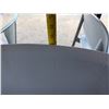 Image 9 : Rectangular Table on Pedestal Base 48" x 30" w/ 4 White Chairs 16.5" x 16" x 31"H