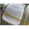 Image 6 : Rectangular Table on Pedestal Base 48" x 30" w/ 4 White Chairs 16.5" x 16" x 31"H
