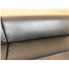 Image 8 : Rectangular Table on Pedestal Base 48" x 30" w/ Bench Seat & 2 Metal Chairs 16.5" x 16" x 31"H