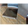 Image 5 : Qty 6 Barstools w/ Curved Molded Seat & Wire Sled Base 16" x 31"H (to seat)