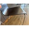 Image 6 : Qty 6 Barstools w/ Curved Molded Seat & Wire Sled Base 16" x 31"H (to seat)