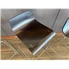 Image 7 : Qty 6 Barstools w/ Curved Molded Seat & Wire Sled Base 16" x 31"H (to seat)