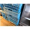 Image 3 : Qty 12 Plastic Compartment Stacking Glass Racks 19.5" x 19.5"
