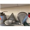 Image 2 : Multiple Stock Pots, Conical Strainers, Chafing Dish Frames, etc Misc Sizes