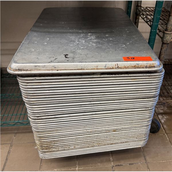 Qty Approx. 40+ Baking Sheets 26" x 18"
