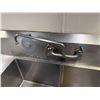 Image 3 : Commercial 2-Basin Utility Sink w/ Drainboard 58" x 30" x 37"H