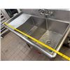 Image 5 : Commercial 2-Basin Utility Sink w/ Drainboard 58" x 30" x 37"H