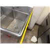 Image 6 : Commercial 2-Basin Utility Sink w/ Drainboard 58" x 30" x 37"H