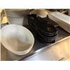 Image 3 : Multiple Dishware: Plates, Serving Trays, Bowls, Sushi Geta, Mixing Bowls, Pans, etc Misc Sizes (she