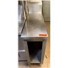 Image 1 : Metal Work Table w/ Backsplash & Undershelf 35" x 12" x 36"H