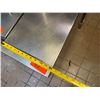 Image 3 : Metal Work Table w/ Backsplash & Undershelf 35" x 12" x 36"H