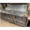 Image 1 : True TSSU-48-12D-4 Refrigerated Sandwich Prep Table w/ 4 Drawers (gets cold)