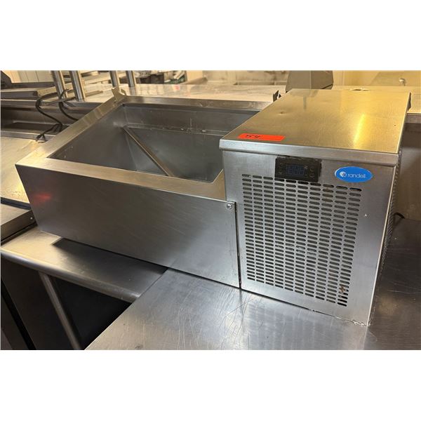 Randell Cold Food Well  w/ Drop-In Pan Basin & Attached Digital-Control Compressor Unit (Untested - 