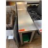 Image 2 : Metal Work Table w/ Backsplash & Undershelf 35" x 12" x 36"H