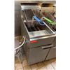 Image 1 : Commercial Gas Deep Fryer w/ 2 Baskets