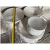 Image 10 : Contents of Shelf: Multiple Plates, Collins Glasses, Flatware, etc Misc Sizes (shelf not included)