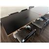 Image 3 : Qty 2 Rectangular Tables 48" x 30" (each)  w/ 6  Chairs