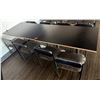 Image 1 : Qty 2 Rectangular Tables 48" x 30" (each)  w/ 6  Chairs