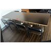 Image 1 : Qty 2 Rectangular Tables 48" x 30" (each)  w/ 8  Chairs