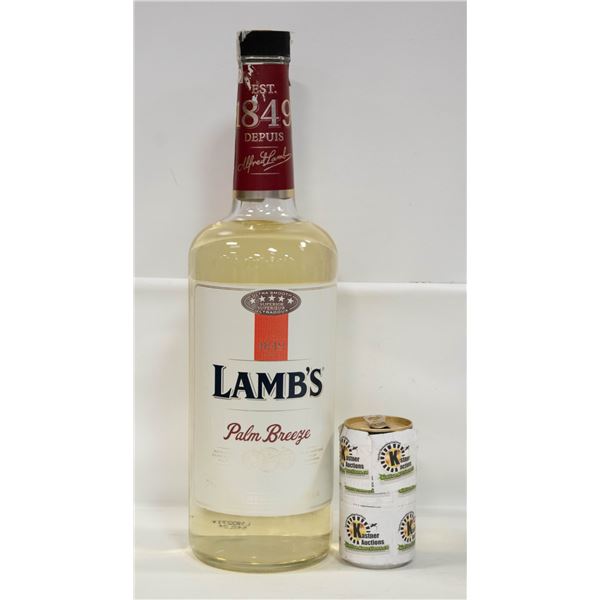 LAMB'S PALM BREEZE GENUINE AMBER RUM 3L 40%